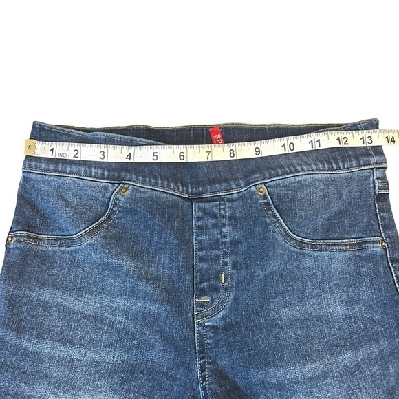 Spanx Jeans Womens Small Distressed Ankle Skinny Slimming Shape Wear High Rise - Picture 9 of 12